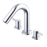 Gerber D300930T Amalfi Two Handle Roman Tub Trim Kit w/out Spray - Chrome